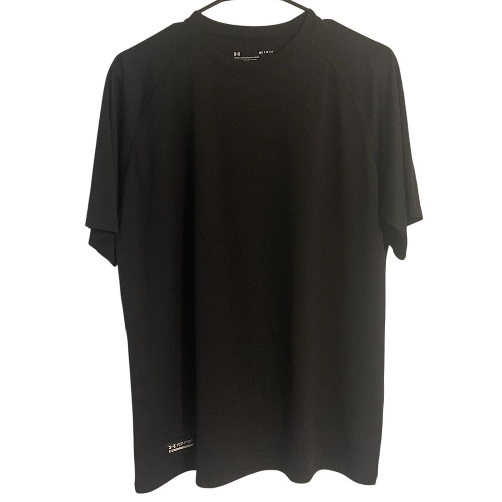 Under Armour Tactical HeatGear T-Shirt Moisture Wicking Athletic Black MD